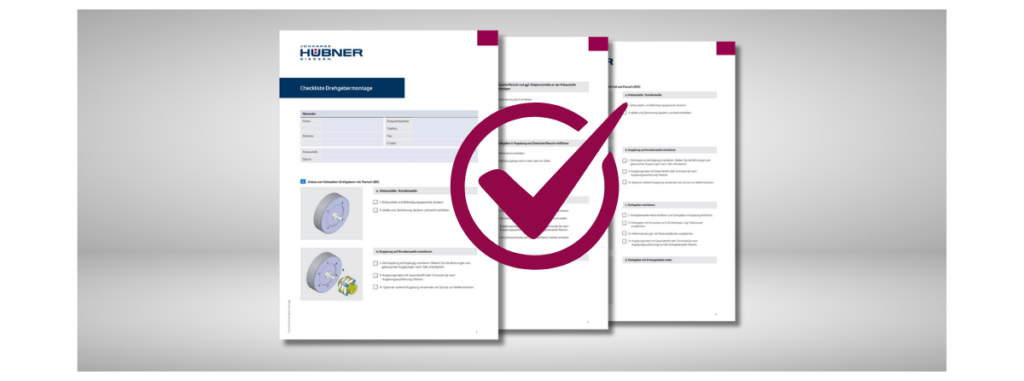 Checkliste Drehgeberanbau