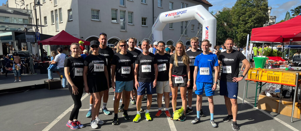 Hübner Giessen beim Stadtlauf